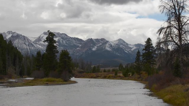 Salmon River Lower Stanley Idaho Sawtooth Range