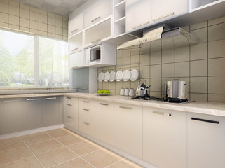 rendering kitchen room