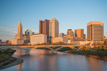Naklejka premium View of downtown Columbus Ohio