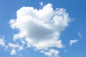 Blue sky with clouds