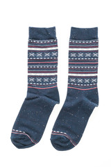 Pair of sock isolated