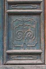 Chinense traditional pattern， Old gete ornament, Shooting in Beijing's alley