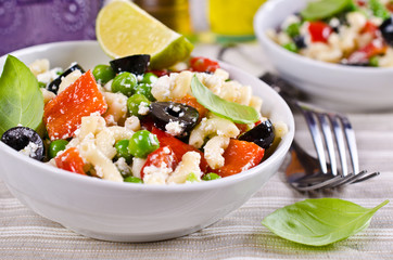 Salad with pasta