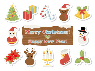 クリスマス　アイコンセット