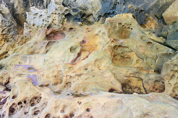 Rock formations, old stone patterns