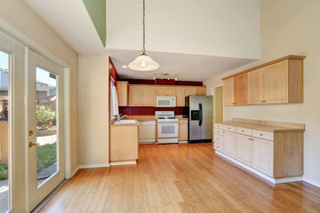 Freshly remodeled kitchen room interior