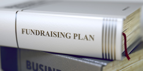 Fundraising Plan - Book Title. 3D.