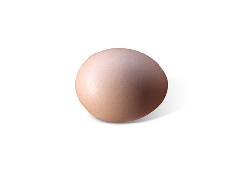 Eggs isolated on white background.