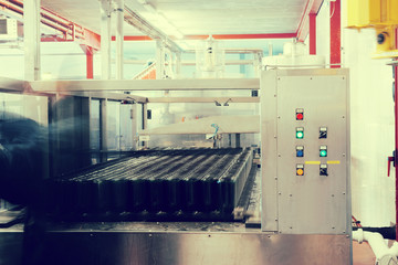 production of wine line