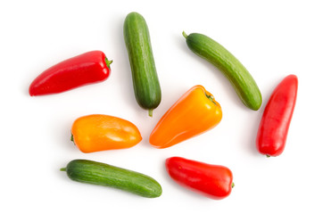 Sackpaprika und - gurken