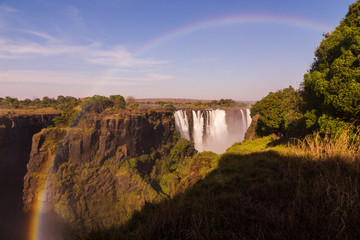 Rainbow over Victoria Falls
