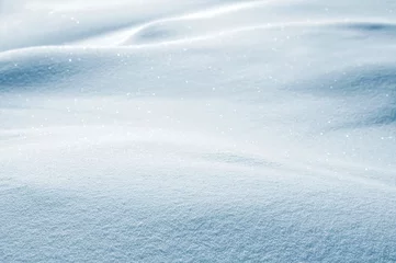 Papier Peint photo Hiver Fond d& 39 hiver. Paysage d& 39 hiver avec journée glaciale sur le terrain enneigé.