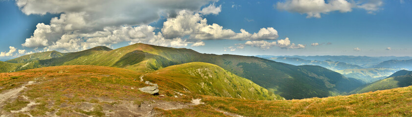 panorama of the mountains