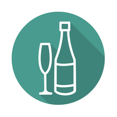 Long Shadow Sekt + Glas