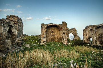 Medieval ruins in Sicily