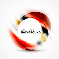 Shiny blurred cicrle template