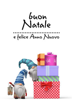 Santa Claus wish us a very Merry Christmas 