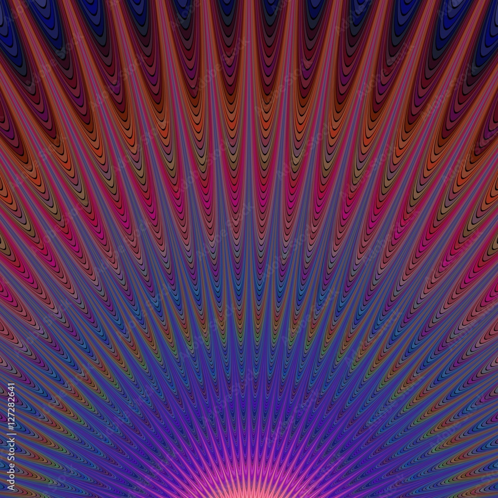 Poster colorful computer generated fractal background