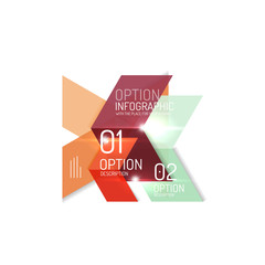 Abstract background, geometric infographic option templates