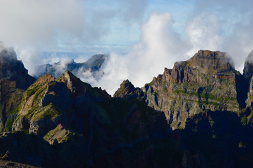 Arieiro mountain clouds