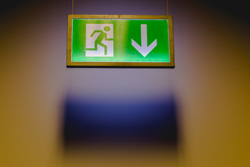 Emergenccy exit sign