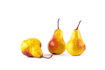 Photo yellow ripe fresh pear