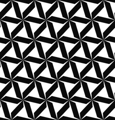 Seamless monochromatic geometric pattern