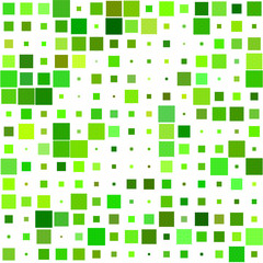 Green abstract square pattern background