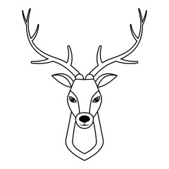 Deer head mascot