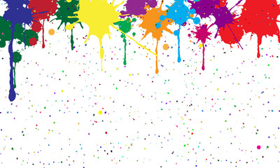 Abstract background of colored blots.Vector