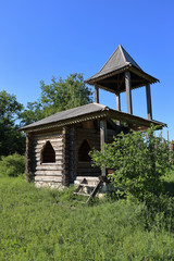 Heritage village, old log house chapel