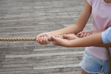 Pulling rope