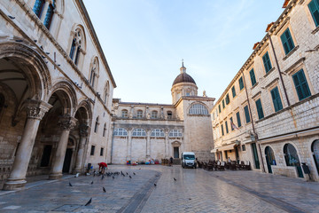 Fototapeta premium Cathedral of the Assumption of the Virgin Mary. Dubrovnik. Croatia.