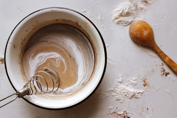 to prepare cookies, baking, flour, dough, Christmas, gingerbread