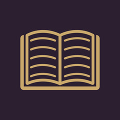 Book icon. vector design. Library, Book symbol. web. graphic. JPG. AI. app. logo. object. flat. image. sign. eps. art. picture