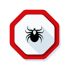 Ticks acarine danger sign
