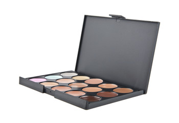 Make-up colorful eyeshadow palettes