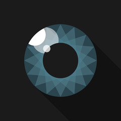 Pupil. Eye. Image for the logo