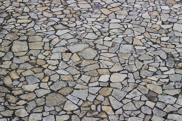 Stone pavement seamless texture