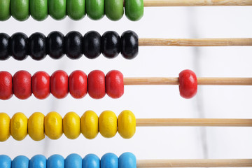 Colorful abacus.