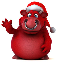 Naklejka premium Red bull - 3D Illustration