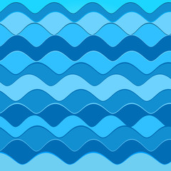 Abstract background with blue waves