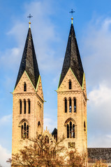 Fototapeta na wymiar Dom St. Stephanus und St. Sixtus in Halberstadt, Landkreis Harz