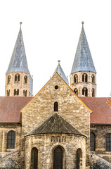 Fototapeta na wymiar Liebfrauenkirche in Halberstadt, Landkreis Harz