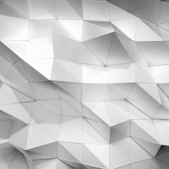 Beautiful white triangle abstract background