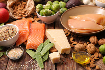 assorted healthy food