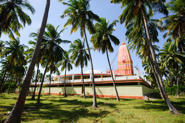 View on Duttatreya temple in Vattakottai town, Tamil Nadu, India