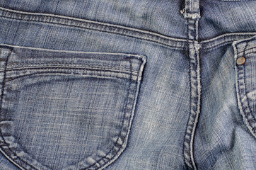 jeans fabric macro