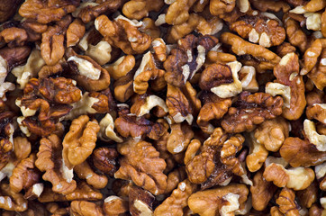 Walnut background macro