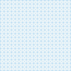 Blue Cross arranged in a beautiful pattern